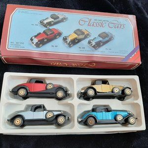 NWOT - Die Cast Metal Classic Cars No 307-310